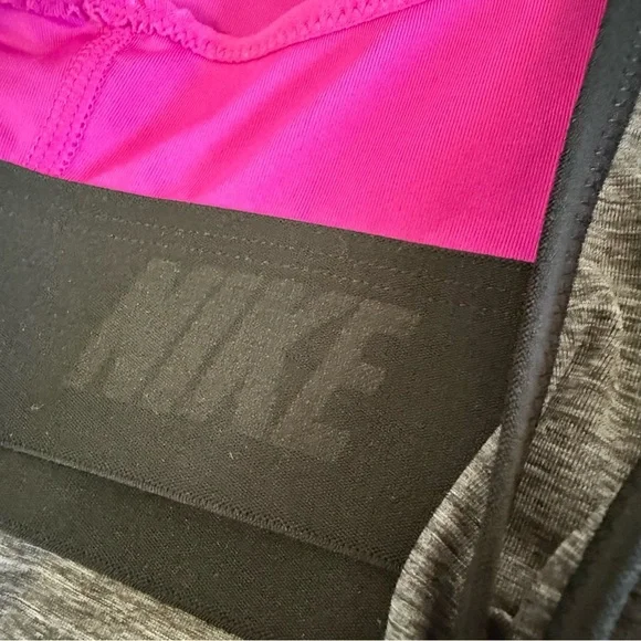 Women’s Nike Gray Racerback Tank Top with Built in Bra - Picture 5 of 5